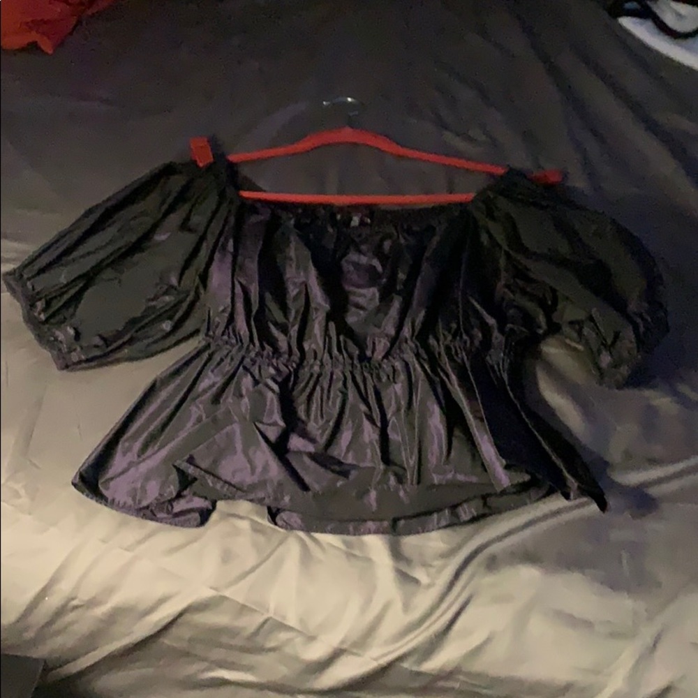 Sex and the City Black Satin topper